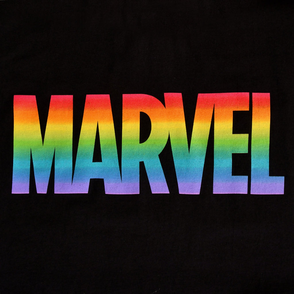 Product image Marvel - Rainbow Pride Logo T-Shirt Black