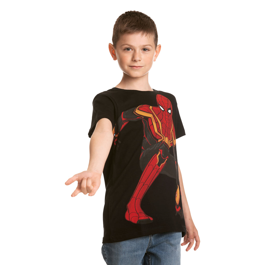 Imagen del producto Spider-Man - Camiseta Spidey Pose para niños negra