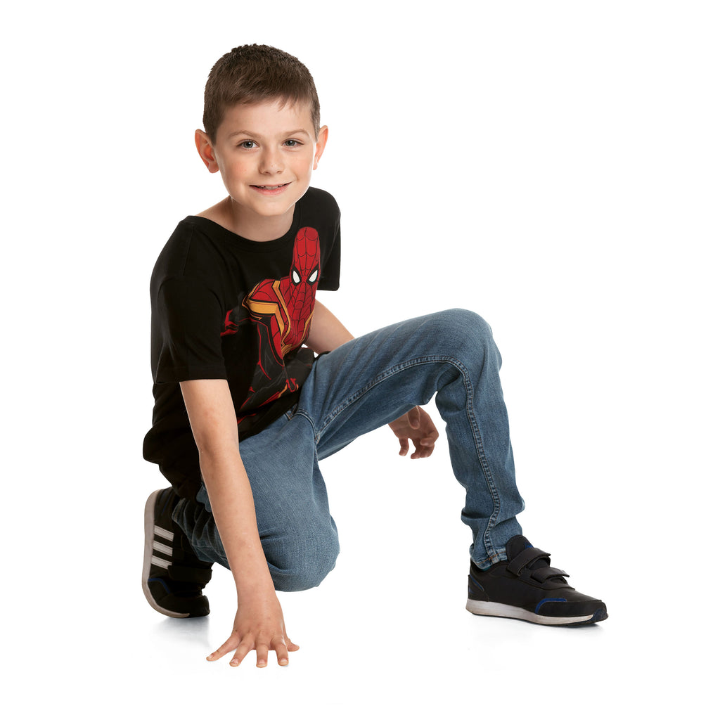 Imagen del producto Spider-Man - Camiseta Spidey Pose para niños negra