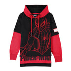 Imagen del producto Sudadera con capucha Spider-Man para niños en negro-rojo