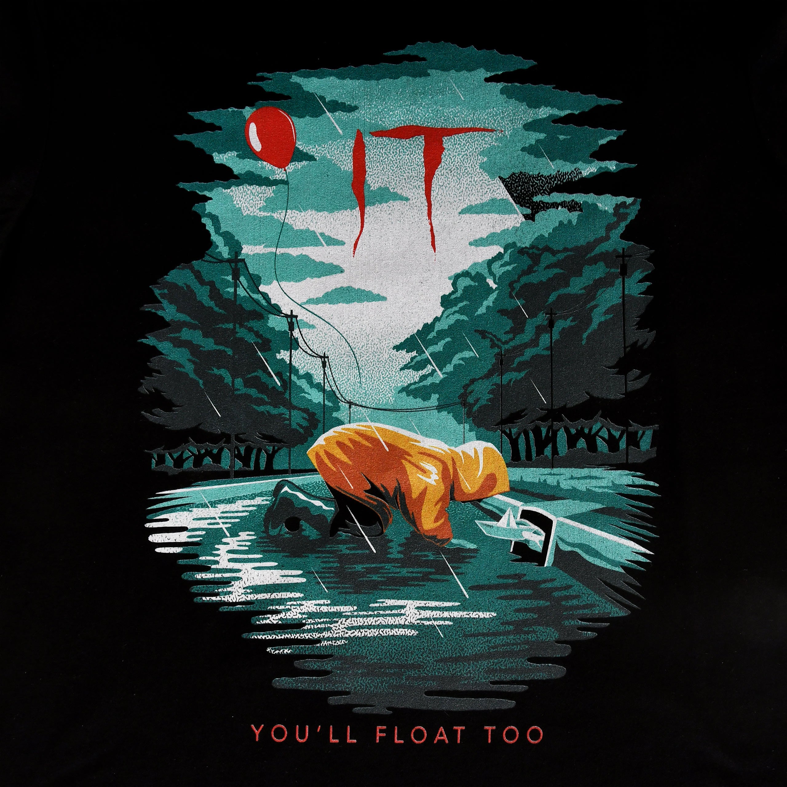 Imagen del producto Stephen Kings ES - Georgie You'll Float Too Camiseta negra