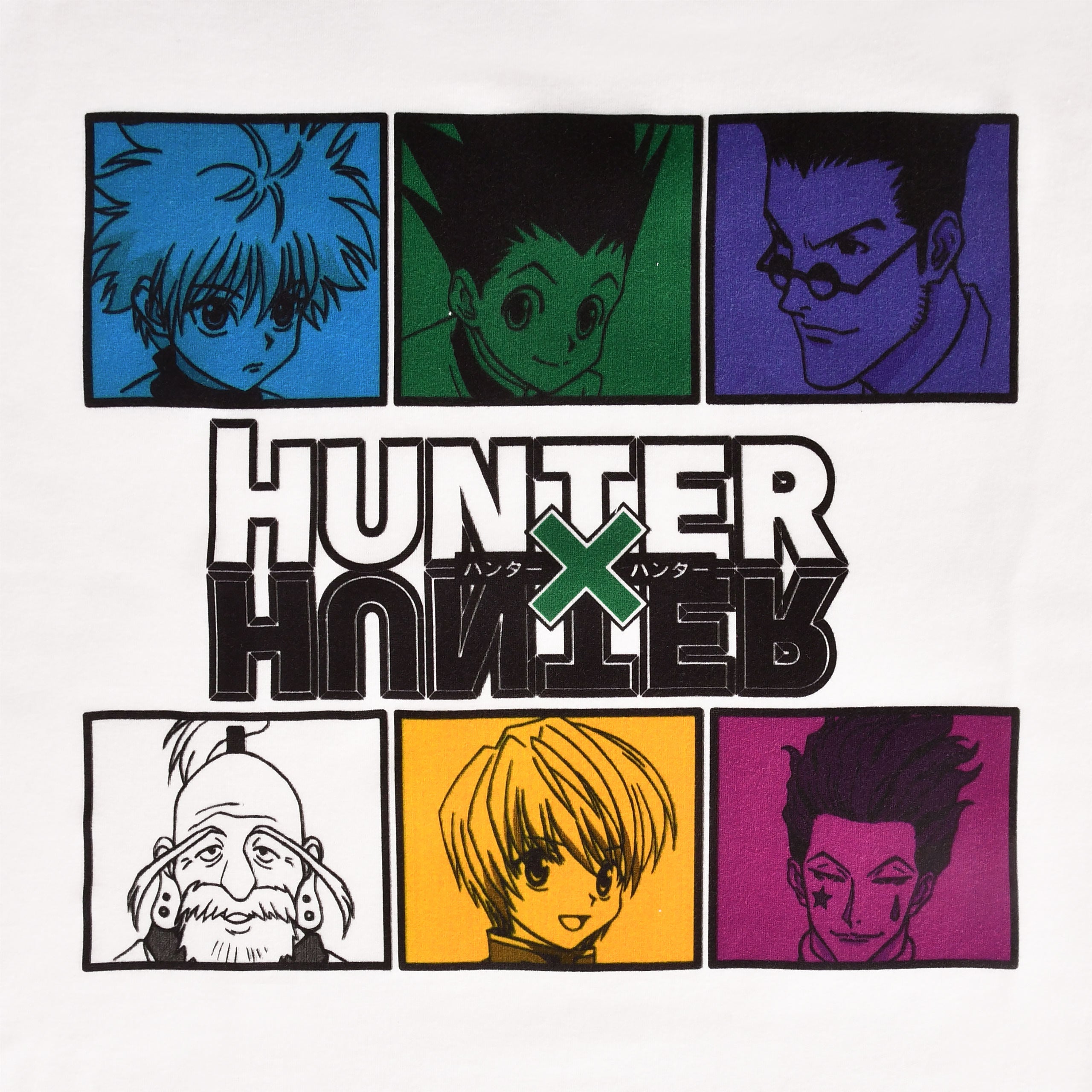 Imagen del producto Hunter x Hunter - Camiseta de personajes blanca
