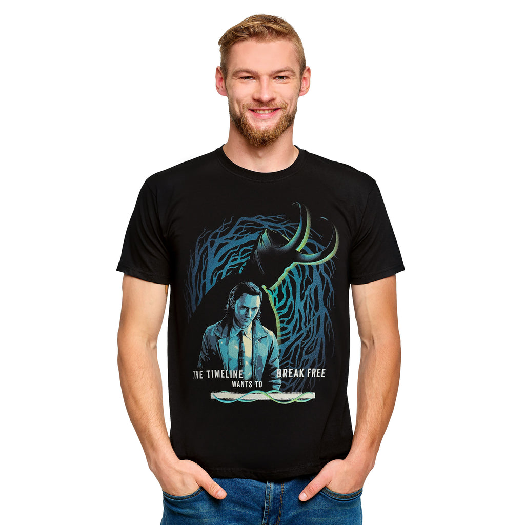 Imagen del producto Loki - Camiseta Break Free negra