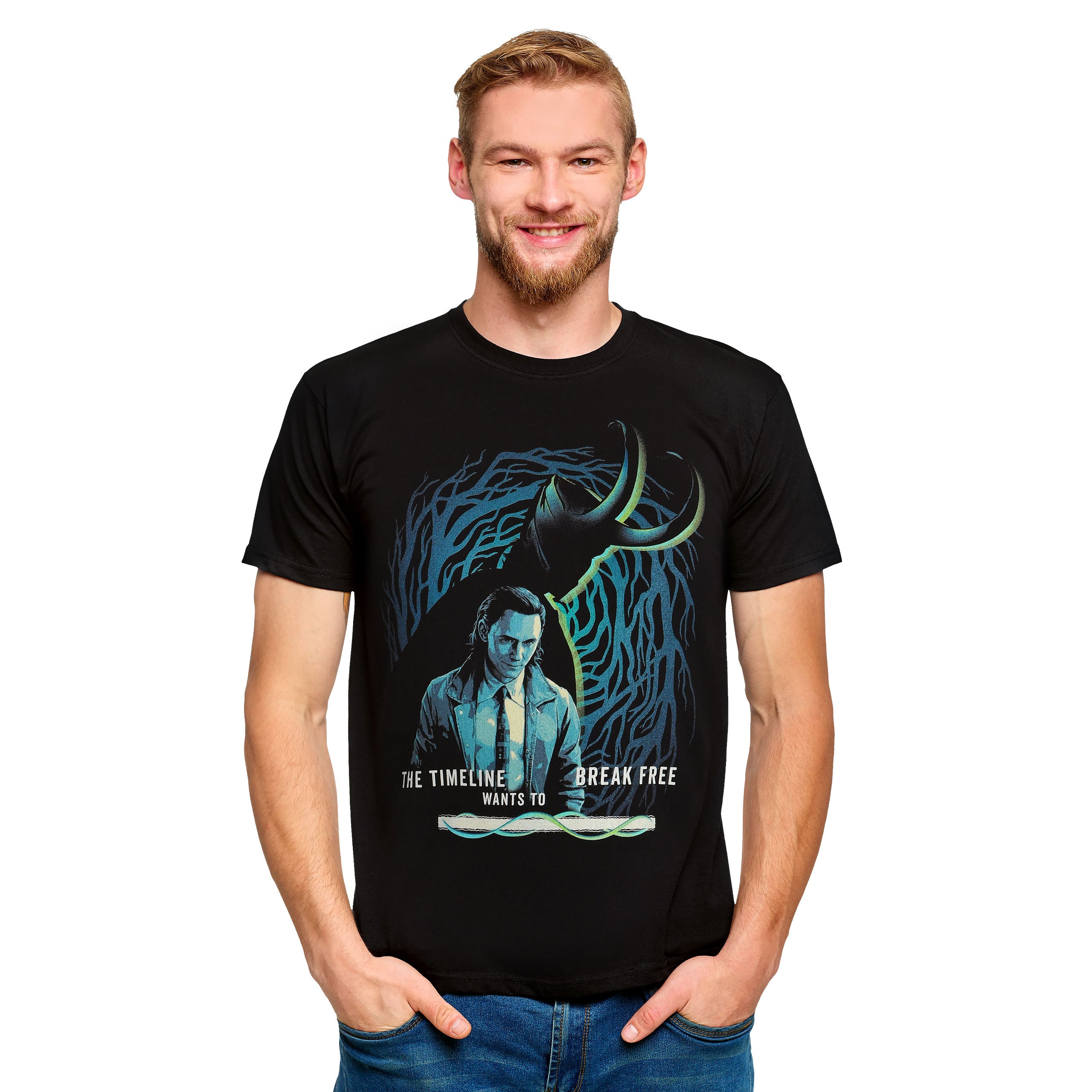 Imagen del producto Loki - Camiseta Break Free negra