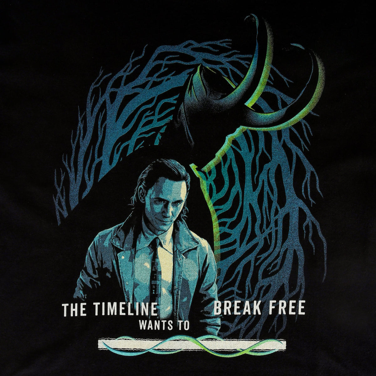 Imagen del producto Loki - Camiseta Break Free negra