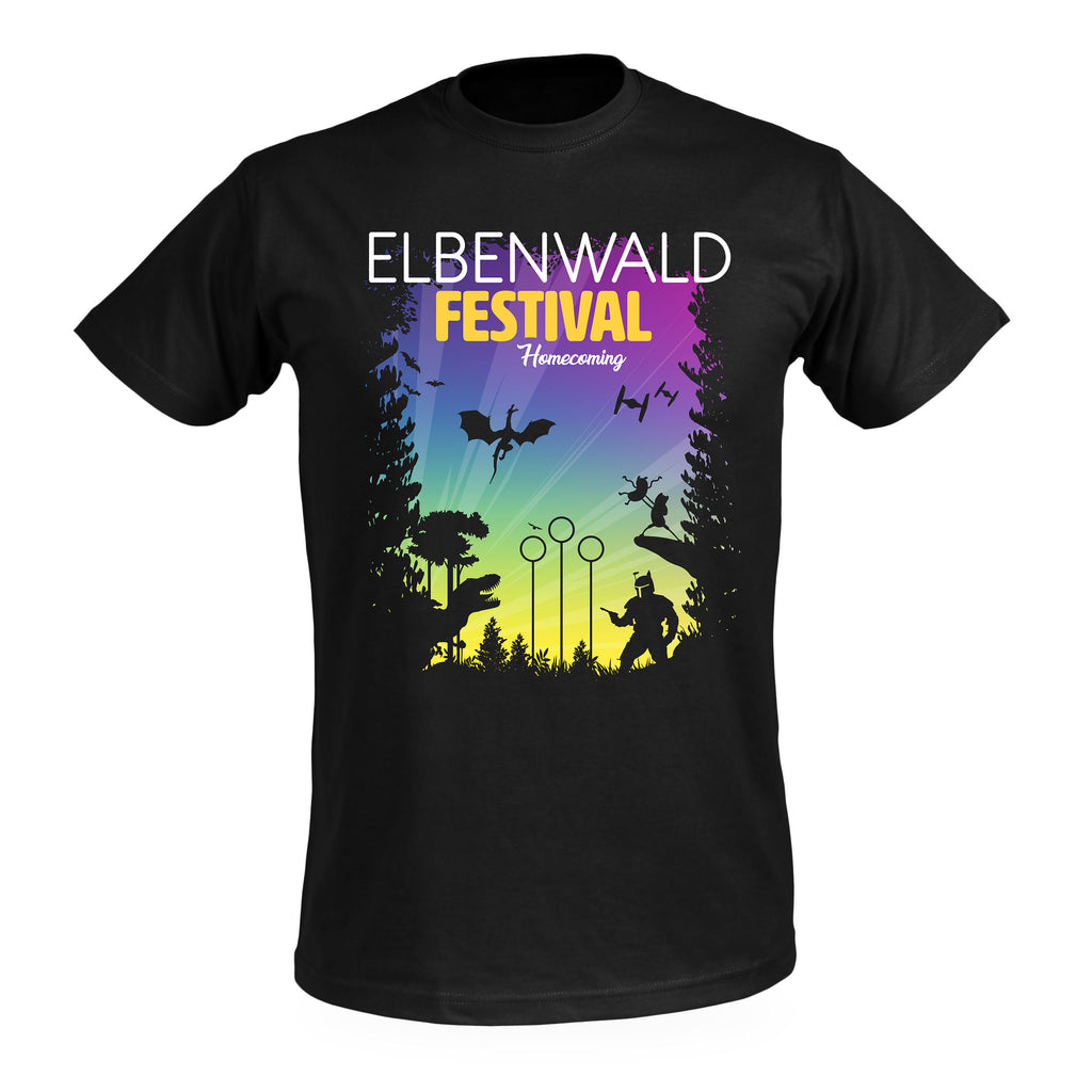 Imagen del producto Camiseta negra del Festival de Elbenwald Homecoming