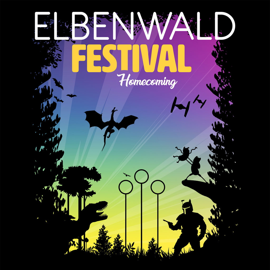 Imagen del producto Camiseta negra del Festival de Elbenwald Homecoming