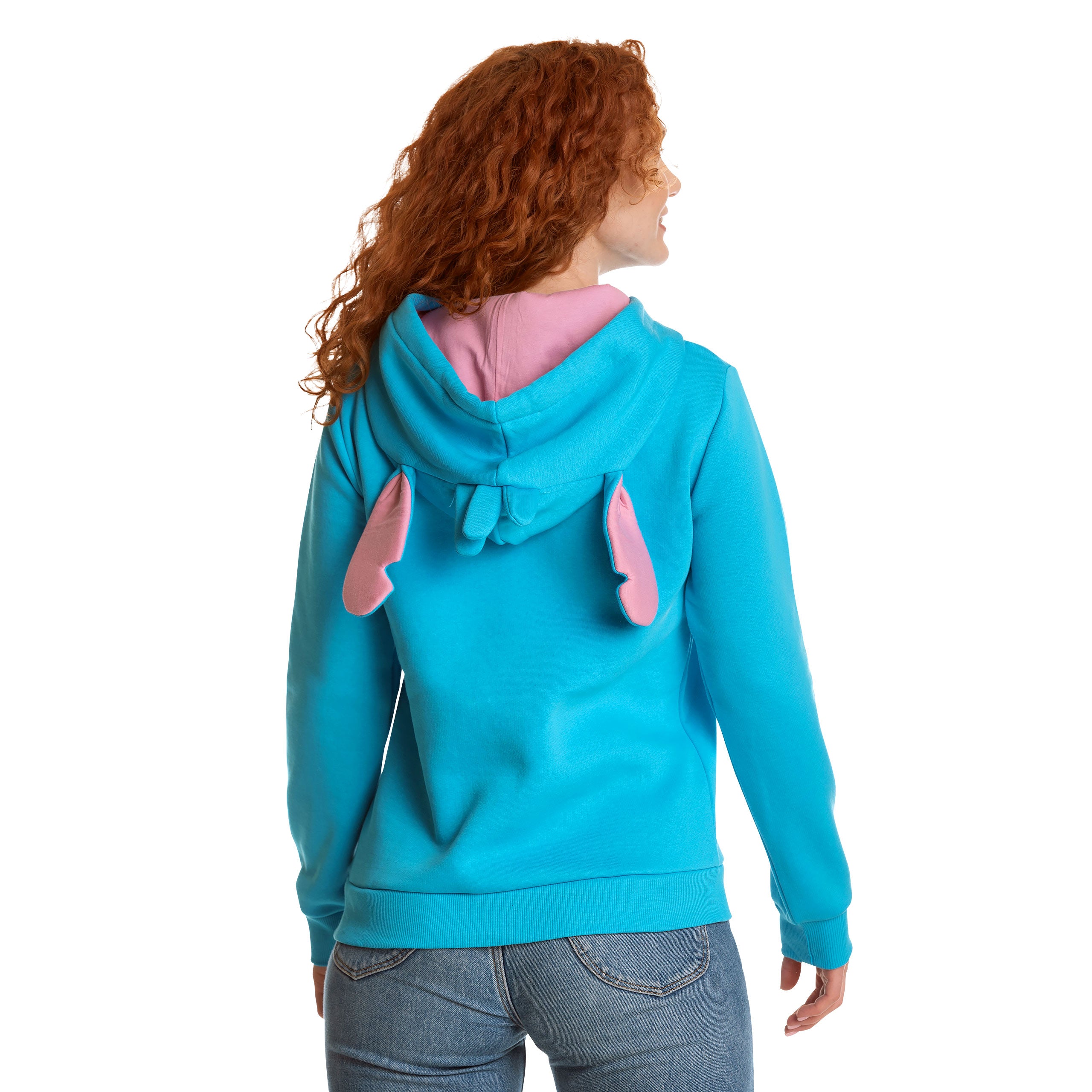 Imagen del producto Lilo & Stitch - Sudadera con capucha para mujer Stitch con orejas azul