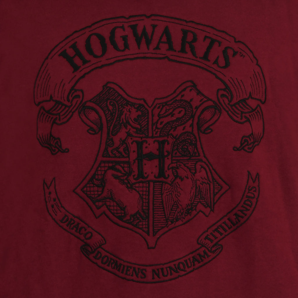 Imagen del producto Harry Potter - Sudadera con capucha roja del logo de Hogwarts