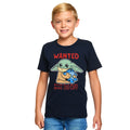 Imagen del producto Camiseta para niños Grogu Wanted Too Cute azul - Star Wars The Mandalorian