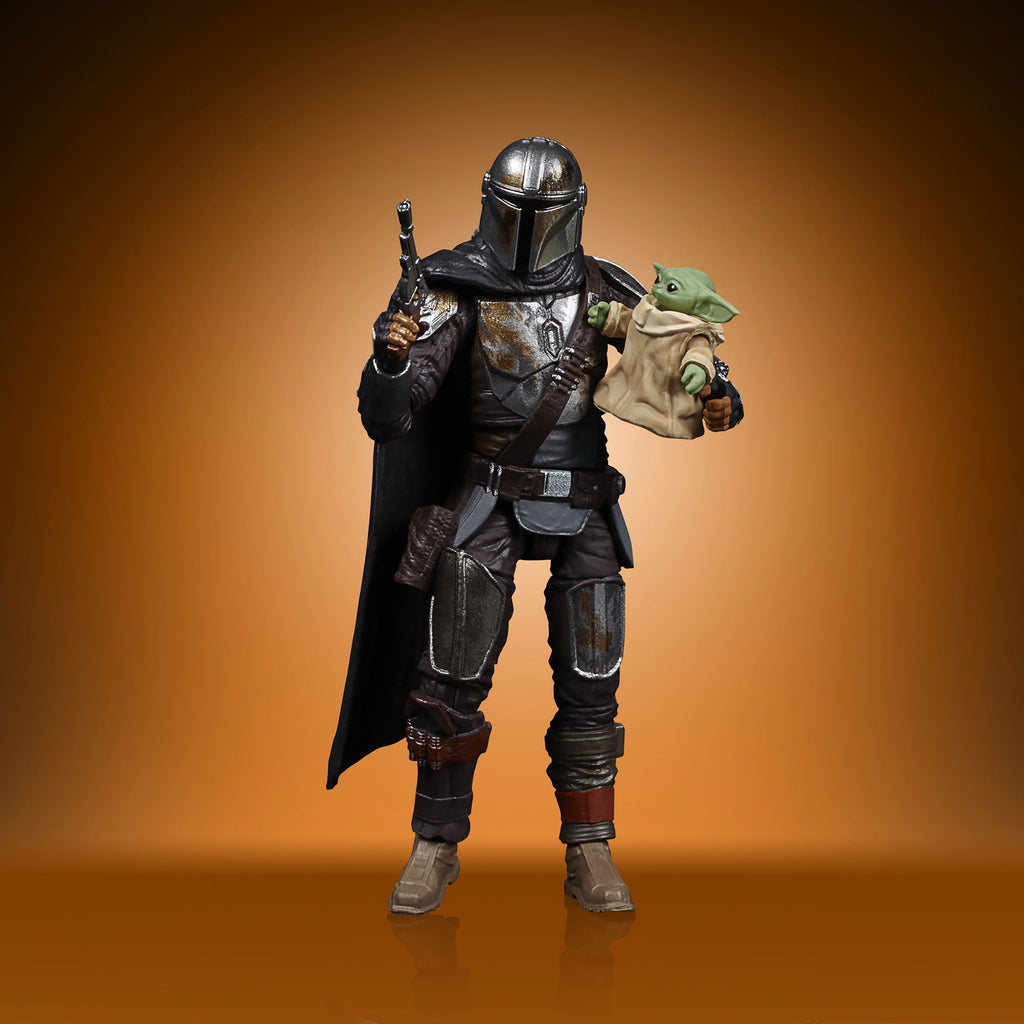 Imagen del producto Figura de acción de Din Djarin con Grogu 10 cm - Star Wars The Mandalorian