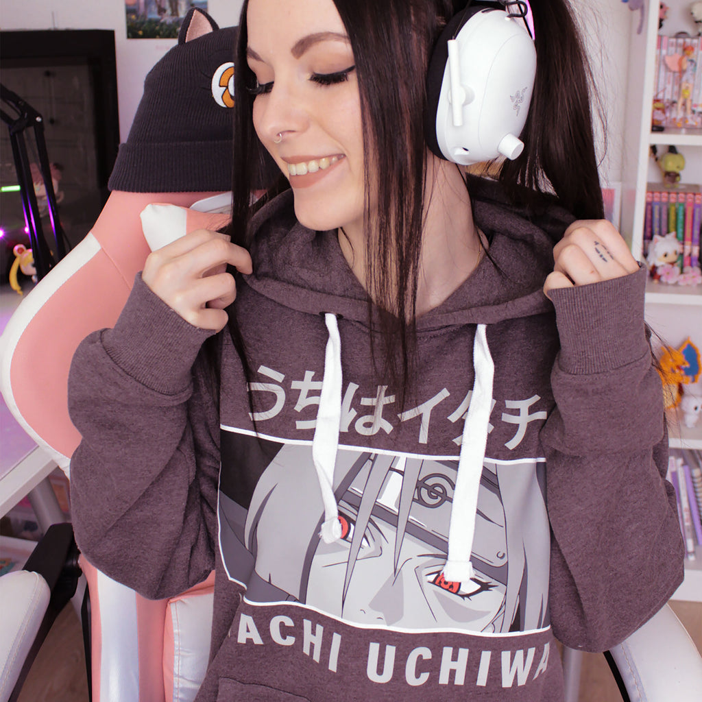 Imagen del producto Naruto - Sudadera con capucha Itachi marrón