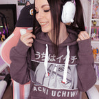 Imagen del producto Naruto - Sudadera con capucha Itachi marrón