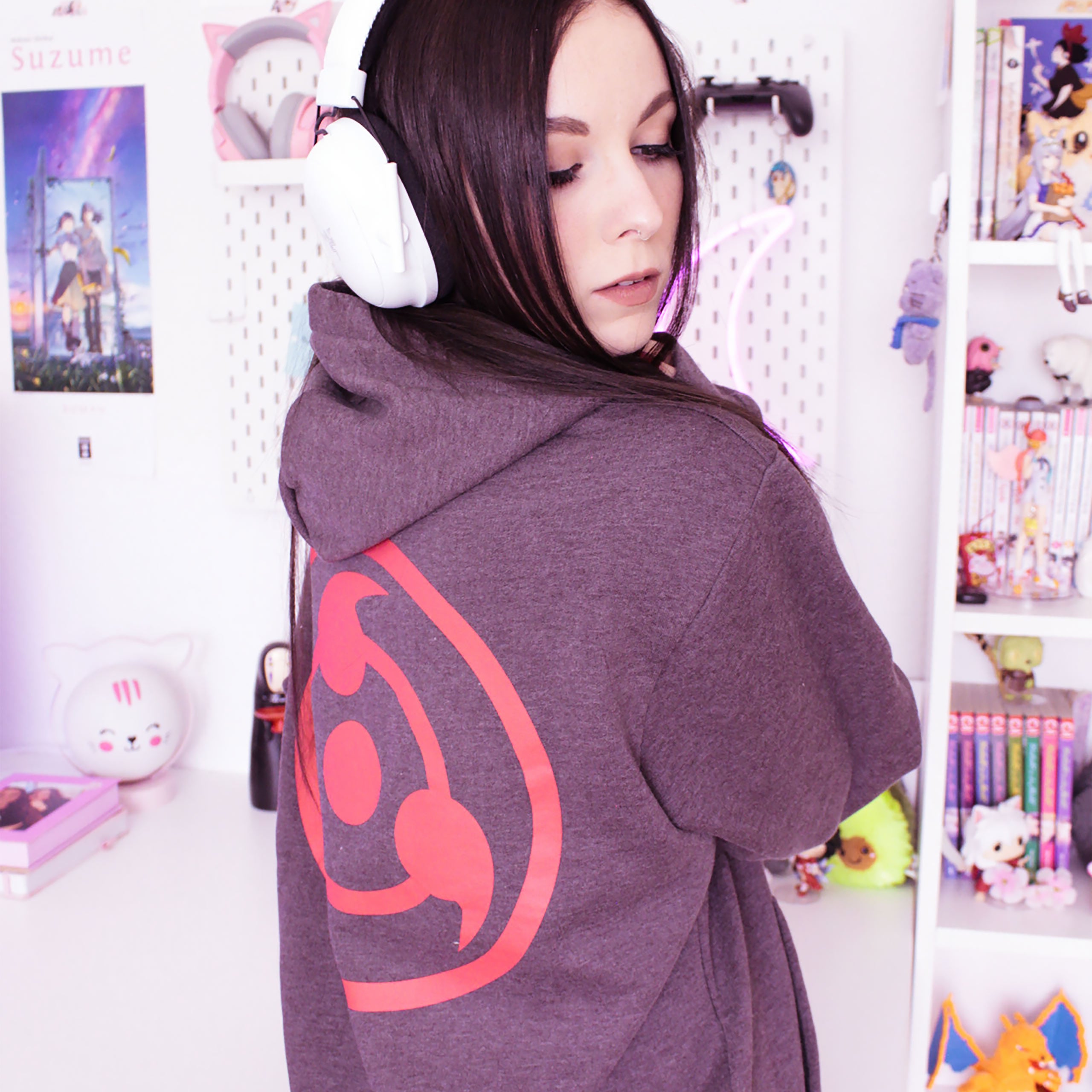 Imagen del producto Naruto - Sudadera con capucha Itachi marrón