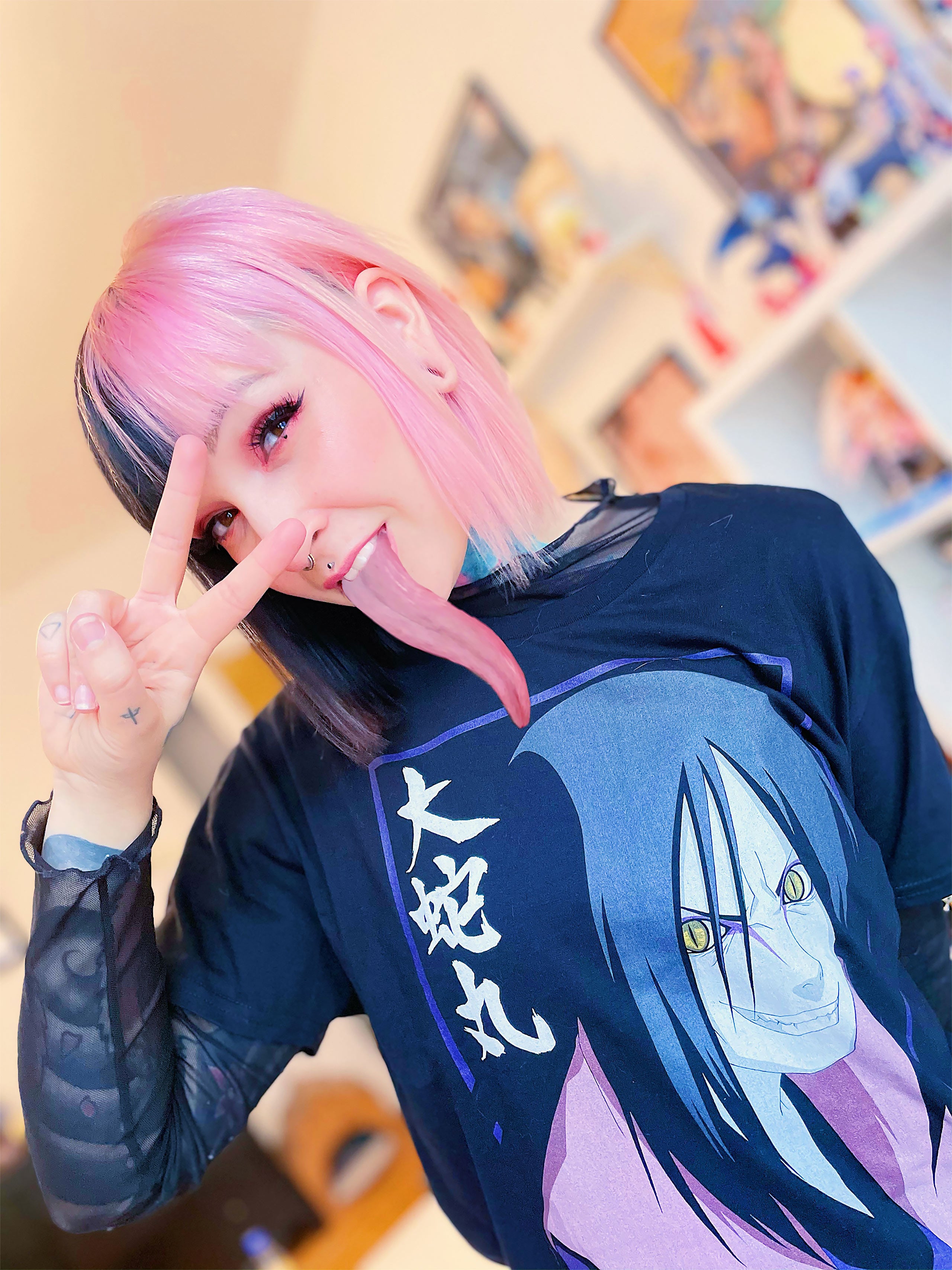 Imagen del producto Naruto - Camiseta Orochimaru negra