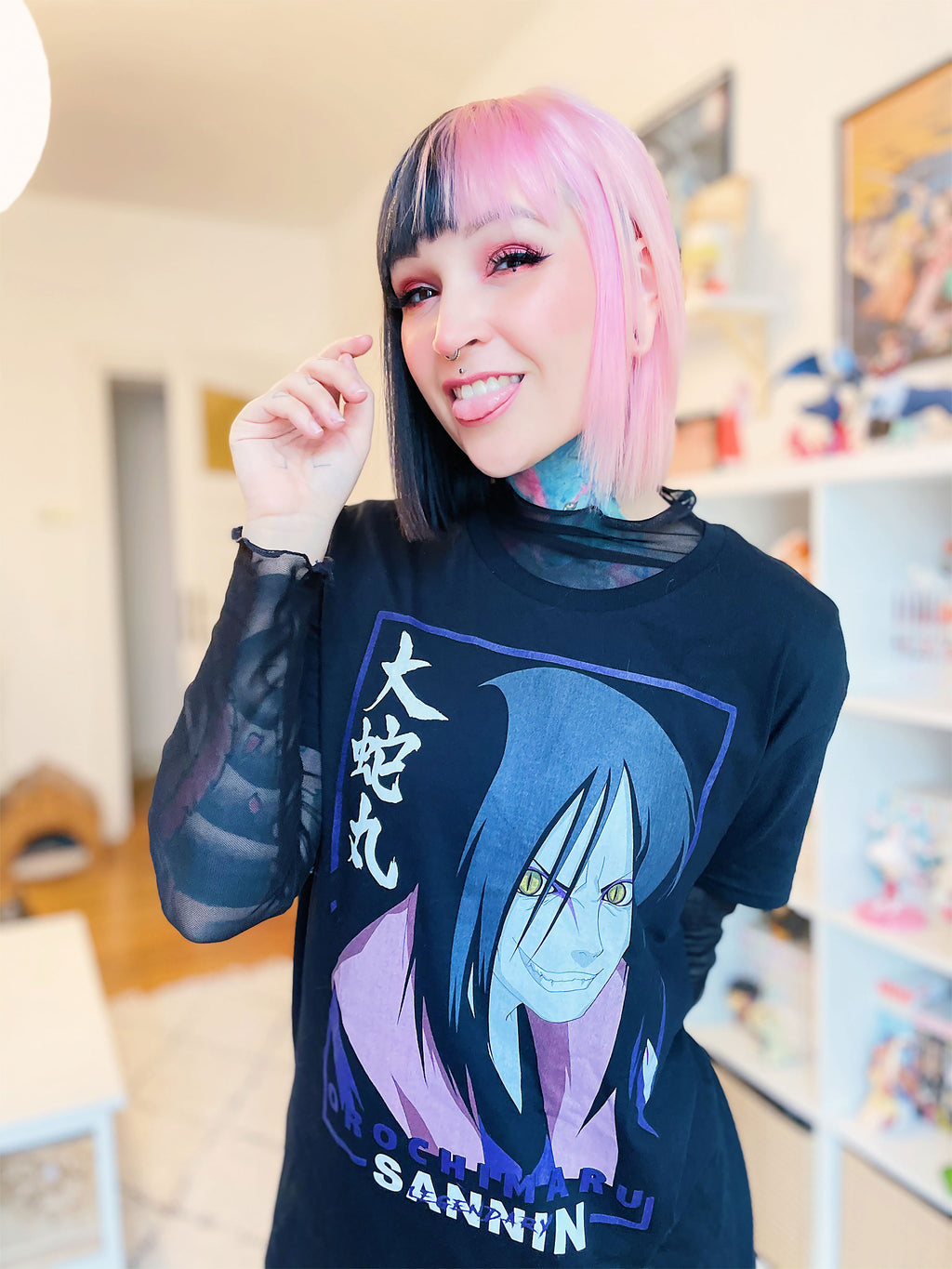 Imagen del producto Naruto - Camiseta Orochimaru negra