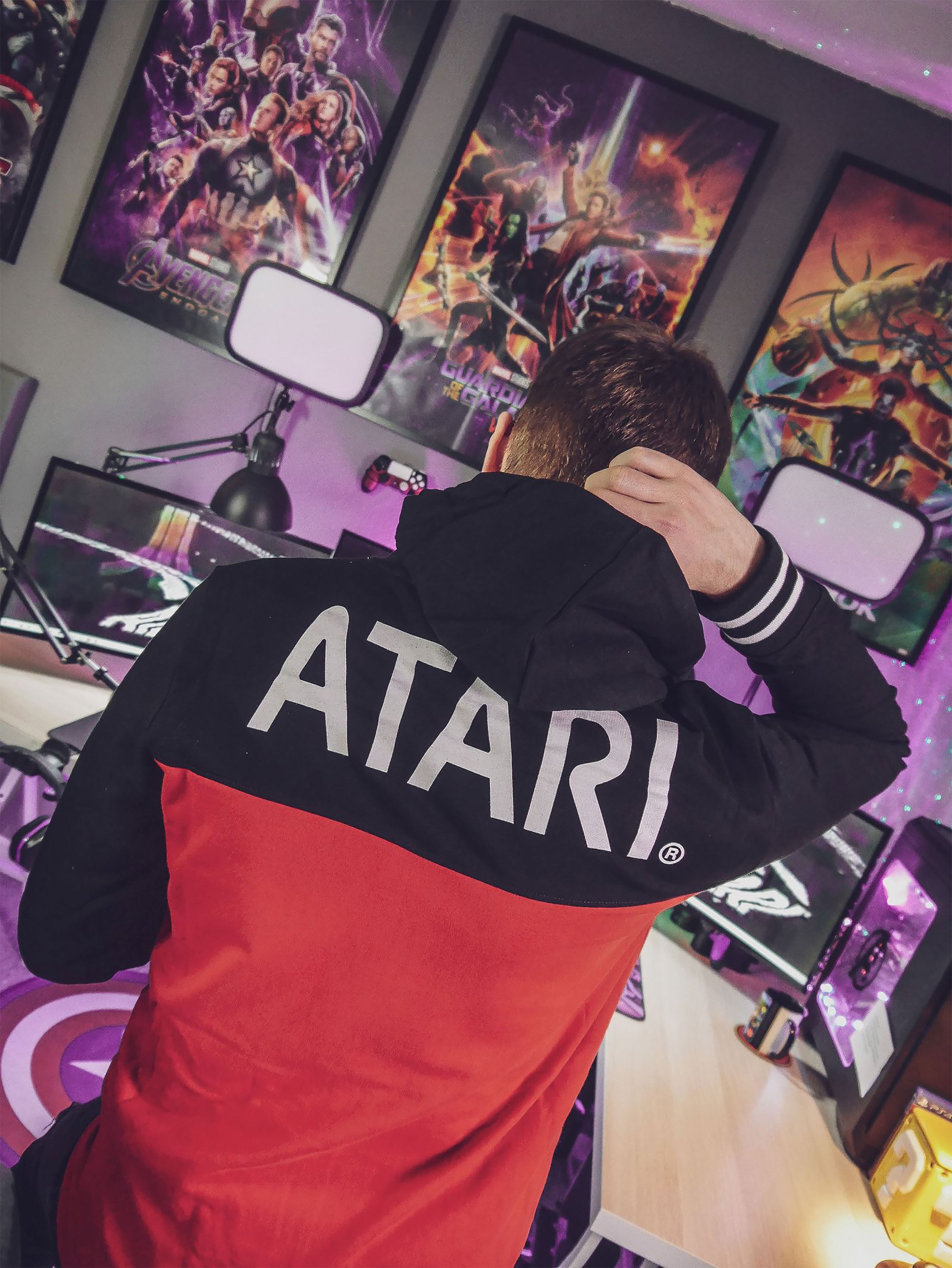 Imagen del producto Atari - Chaqueta con capucha con logo
