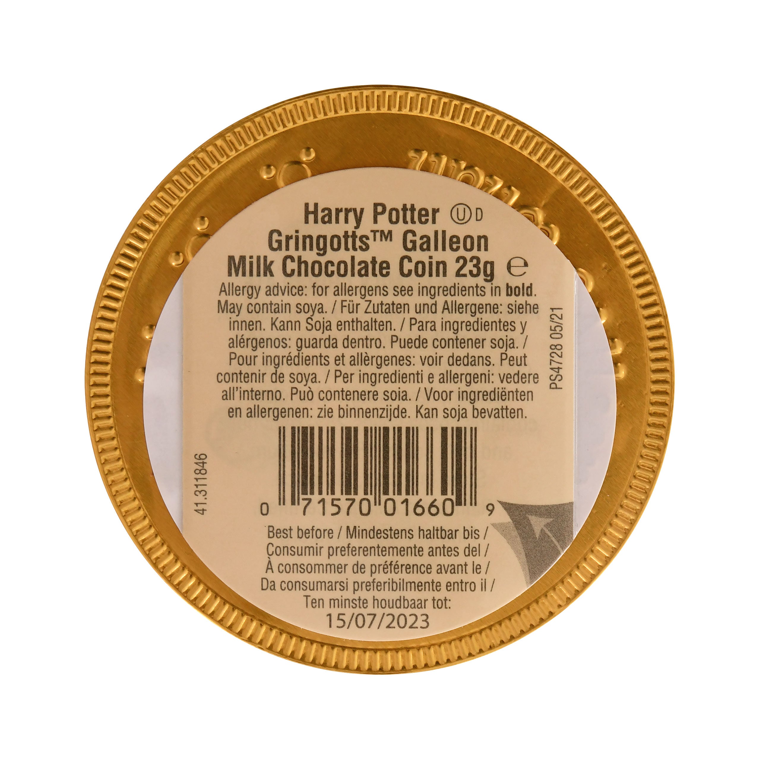 Imagen del producto Harry Potter - Moneda de Chocolate Gringotts