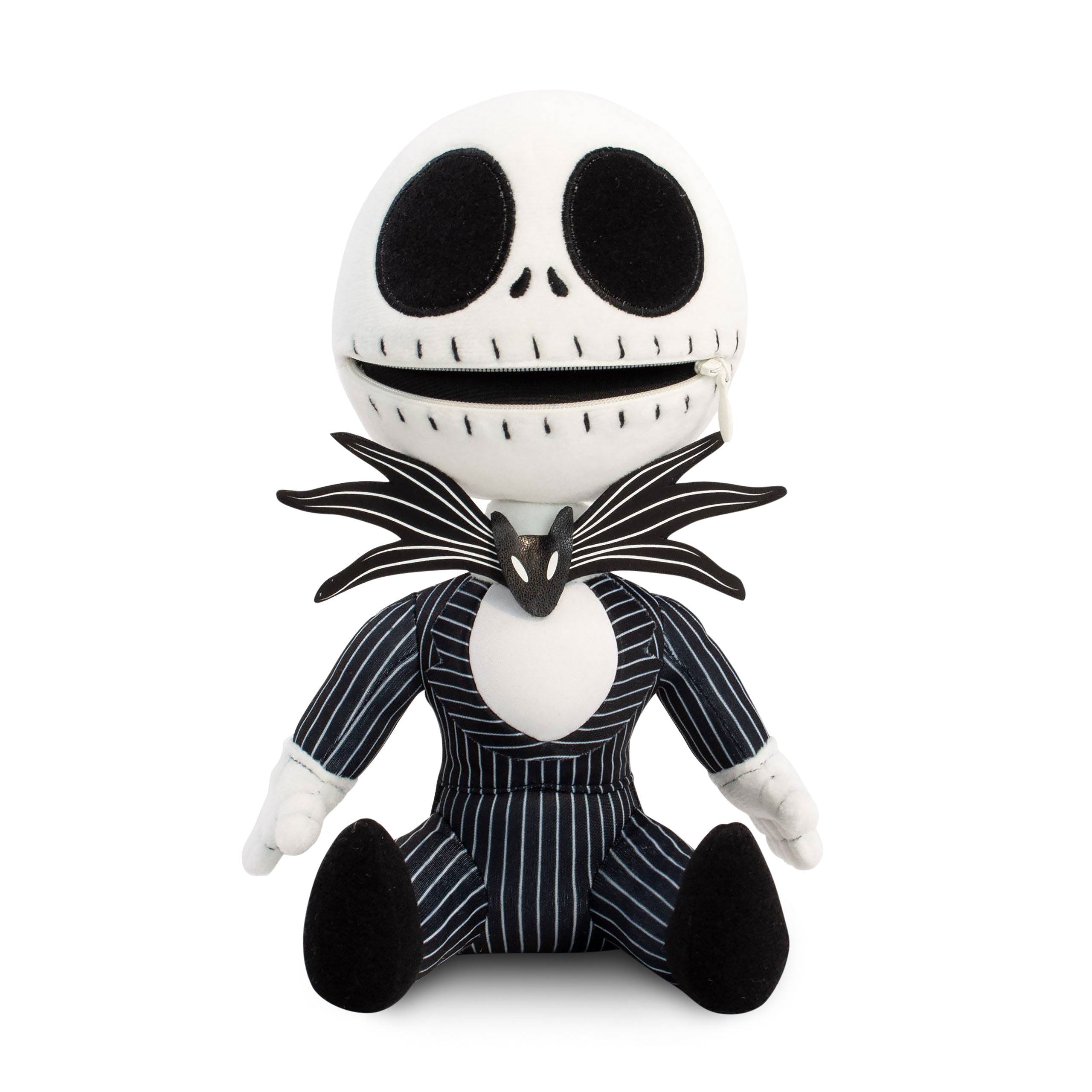 Imagen del producto Pesadilla antes de Navidad - Figura de peluche de Jack Skellington con boca de cremallera