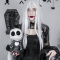 Imagen del producto Pesadilla antes de Navidad - Figura de peluche de Jack Skellington con boca de cremallera