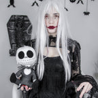 Imagen del producto Pesadilla antes de Navidad - Figura de peluche de Jack Skellington con boca de cremallera