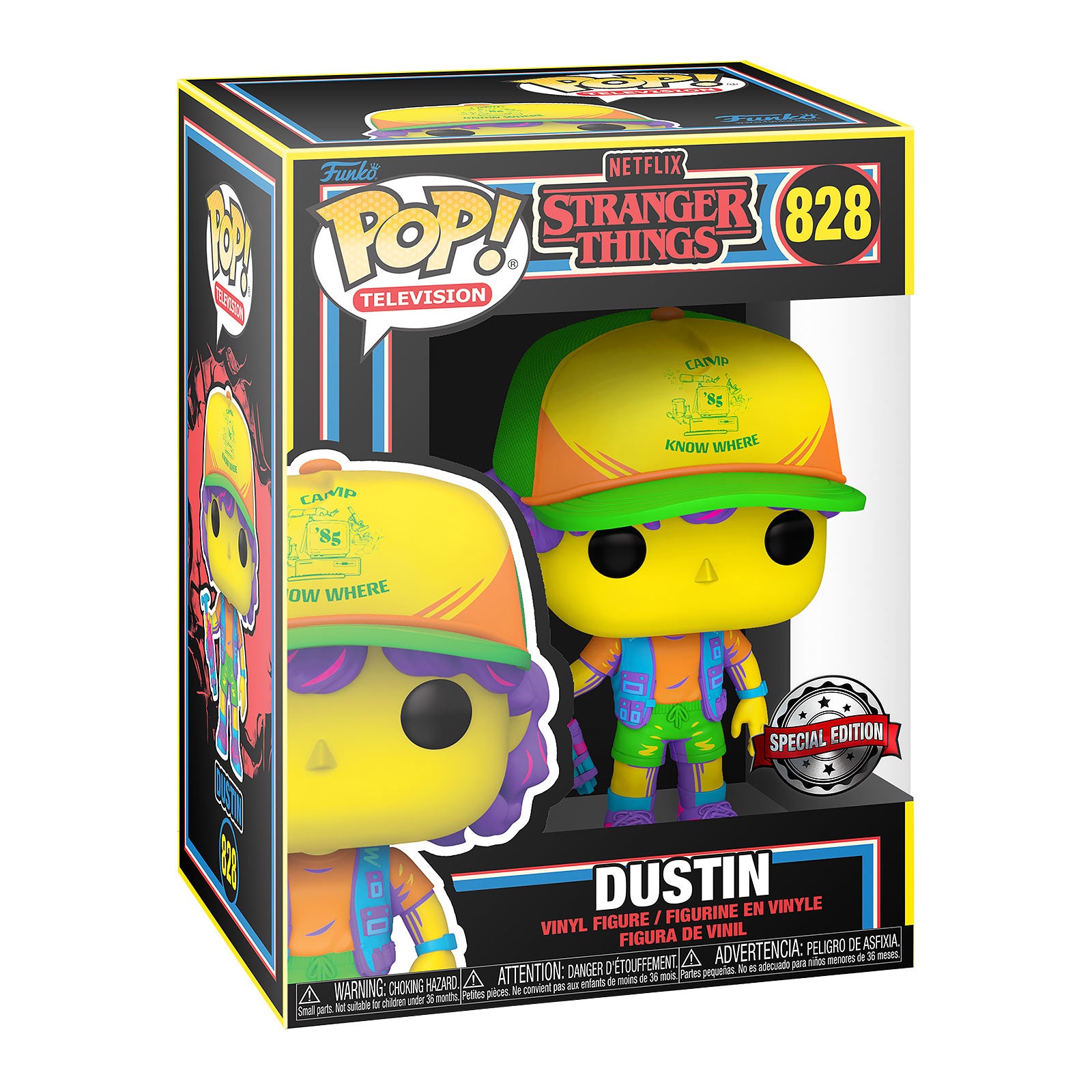 Imagen del producto Stranger Things - Figura Funko Pop de Dustin Blacklight