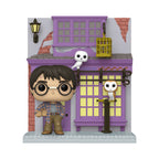 Imagen del producto Harry Potter y la figura Funko Pop de la tienda de búhos Eeylops con diorama