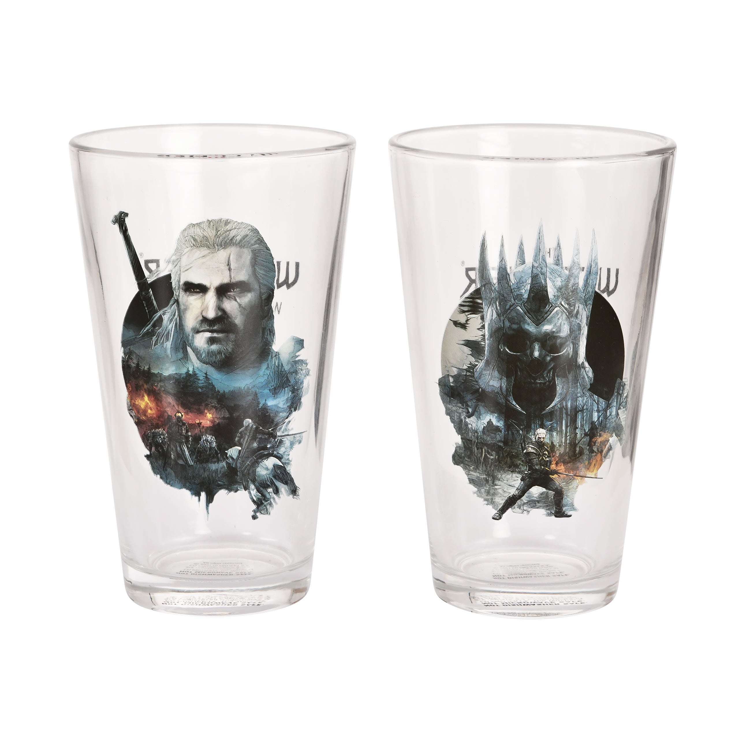 Imagen del producto Witcher 3 - Set de vasos Geralt y Eredin, conjunto de 2