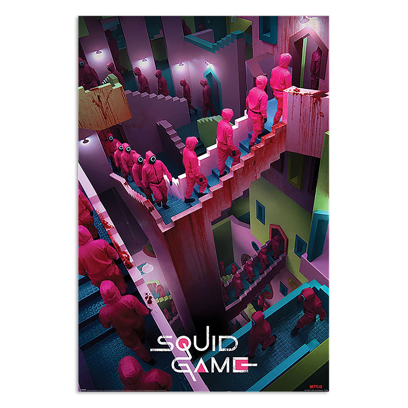 Imagen del producto Squid Game - Crazy Stairs Maxi Póster