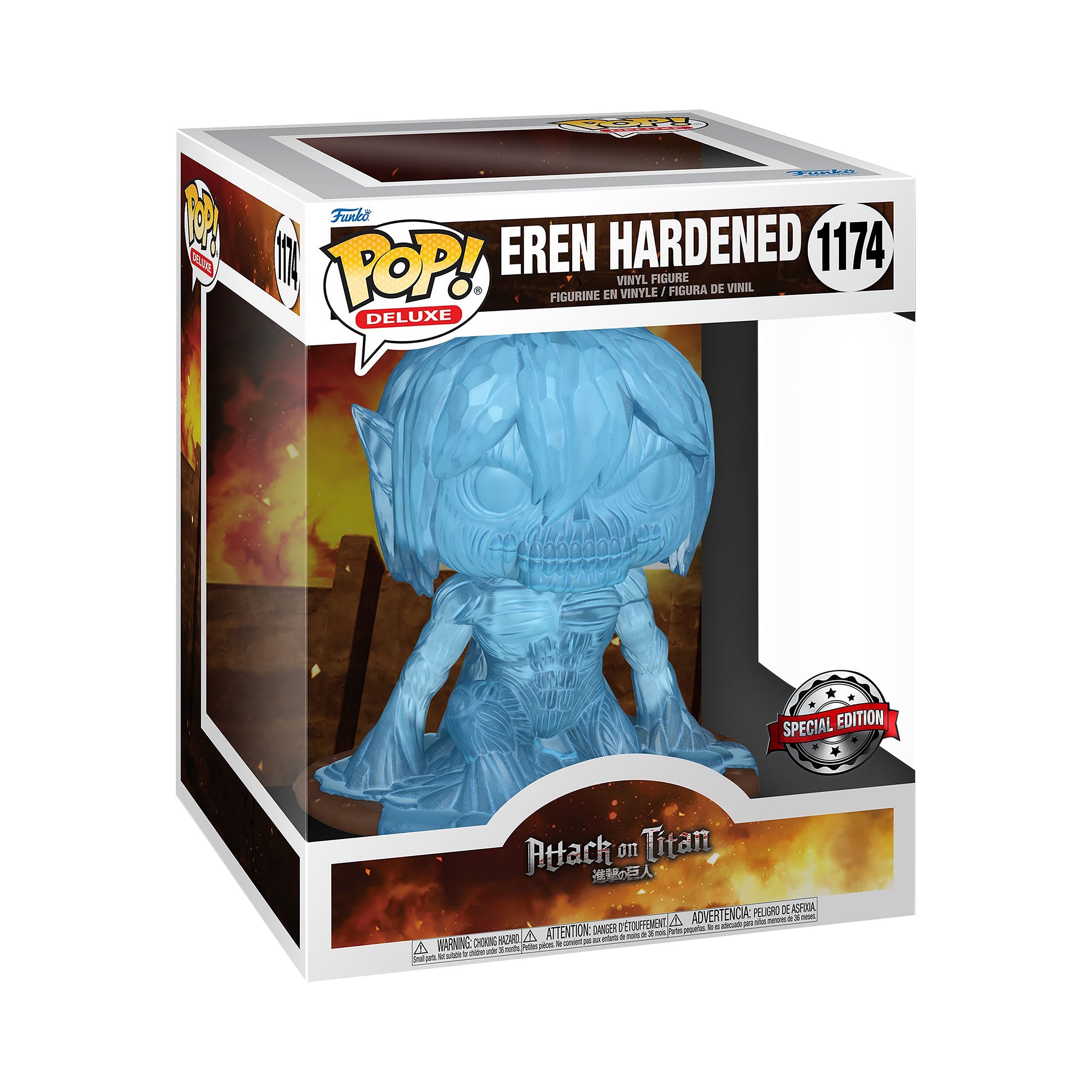 Imagen del producto Attack on Titan - Eren Hardened Figura Deluxe Funko Pop