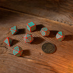 Product image Witcher - Triss RPG Dice Set 7pcs with Collector's Coin