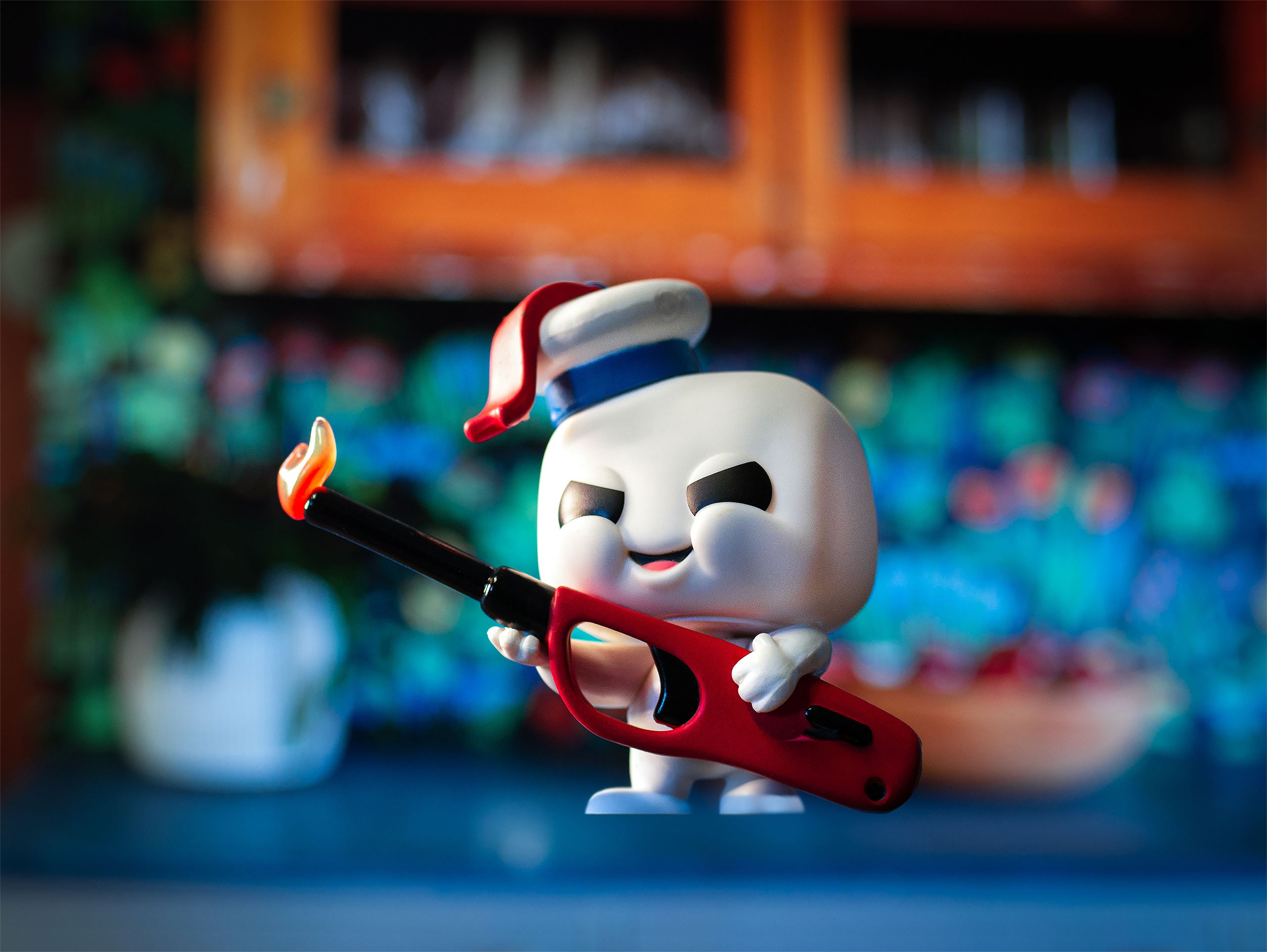 Imagen del producto Ghostbusters - Hombre de malvavisco con encendedor Figura Funko Pop