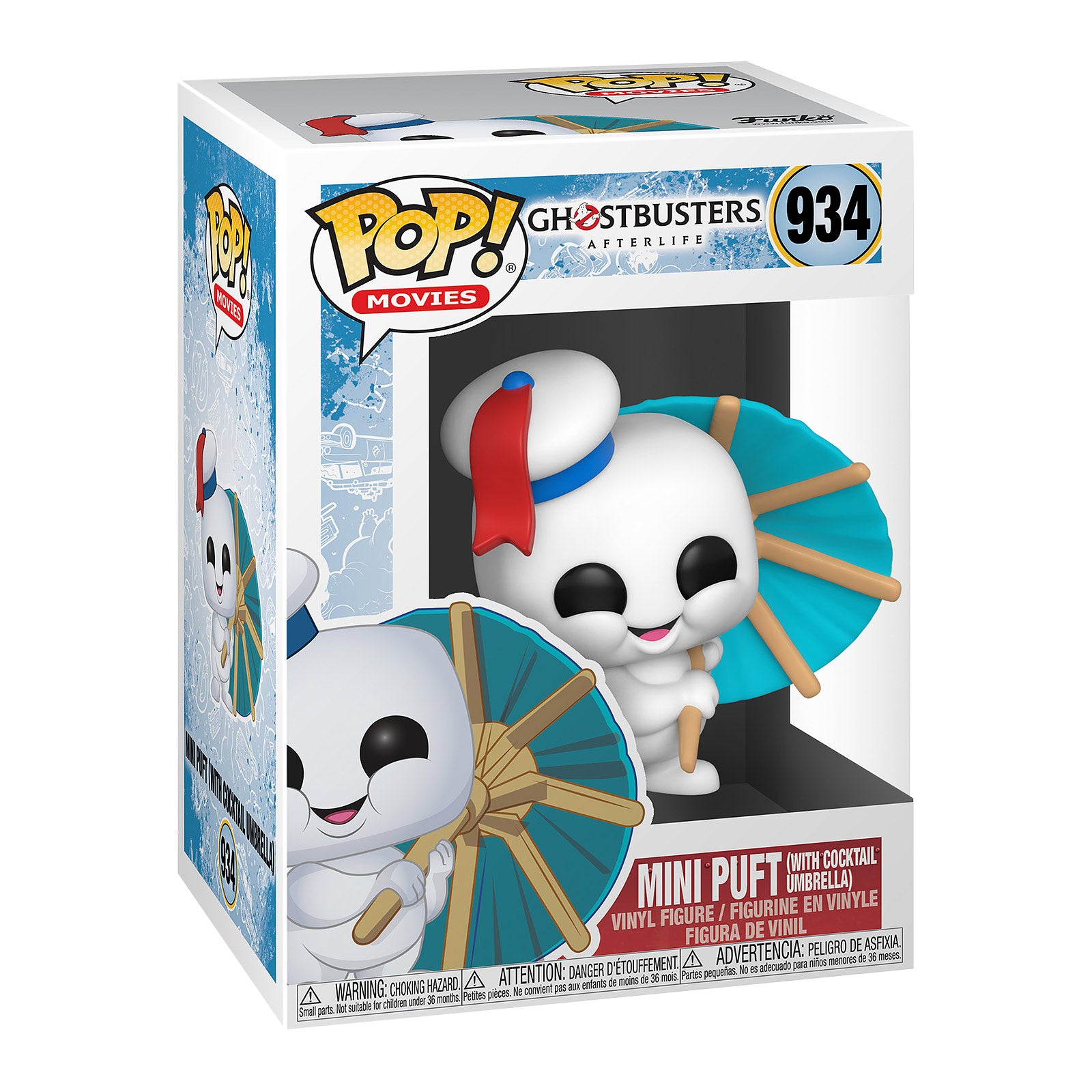 Imagen del producto Ghostbusters - Hombre de Malvavisco con Figura Pop de Funko con Paraguas de Cóctel