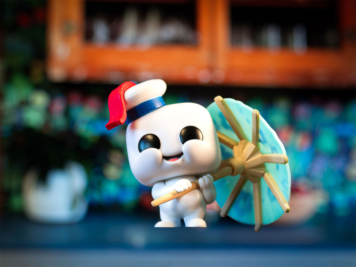 Imagen del producto Ghostbusters - Hombre de Malvavisco con Figura Pop de Funko con Paraguas de Cóctel