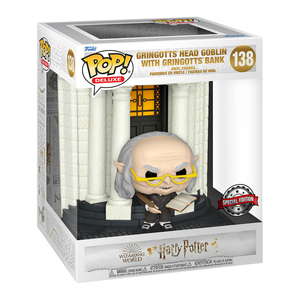 Imagen del producto Harry Potter - Gringotts Bank con Griphook Funko Pop Diorama