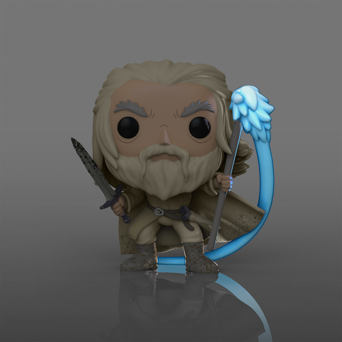 Imagen del producto El Señor de los Anillos - Gandalf con bastón Glow in the Dark Funko Pop Figura