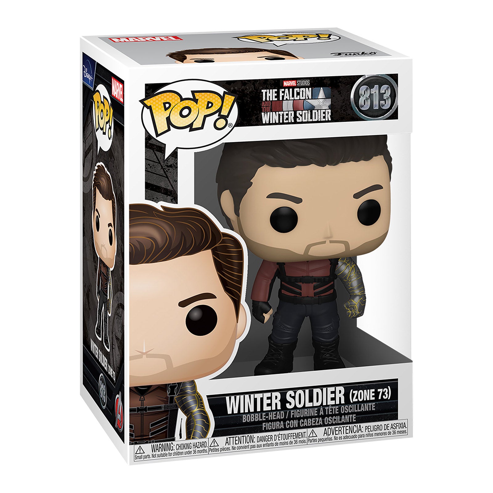 Imagen del producto Figura Funko Pop de Winter Soldier Zone 73 - The Falcon and the Winter Soldier
