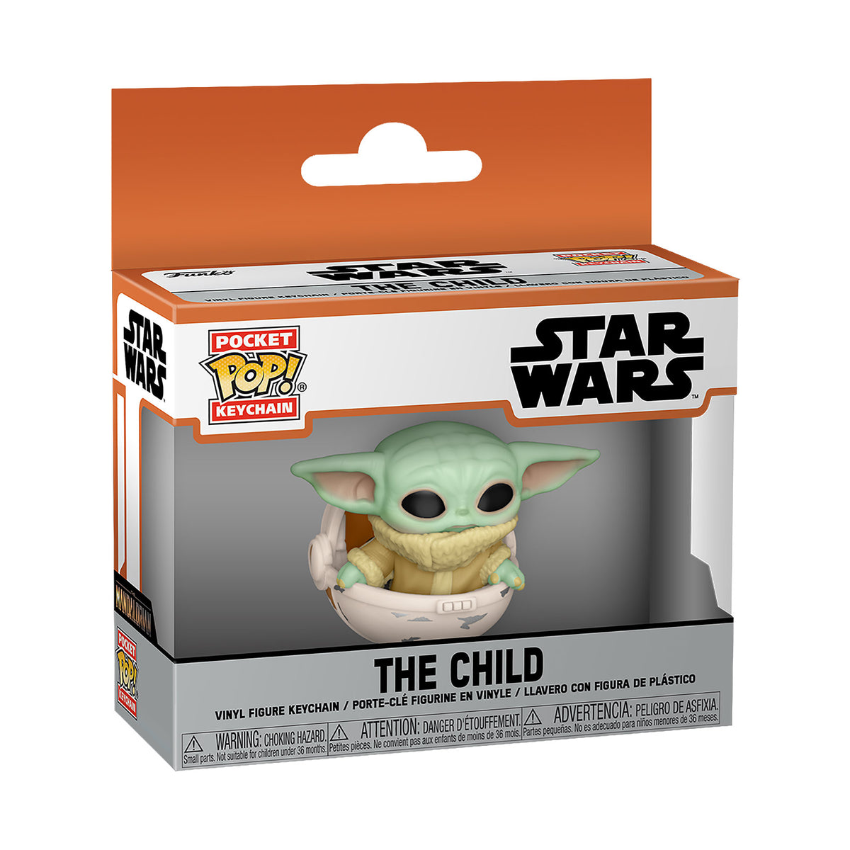 Imagen del producto Grogu en cuna Funko Pop Llavero - Star Wars The Mandalorian