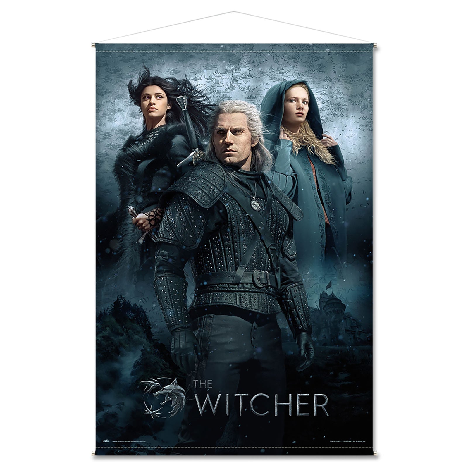 Imagen del producto Witcher - Geralt, Ciri y Yennefer Pergamino de Pared