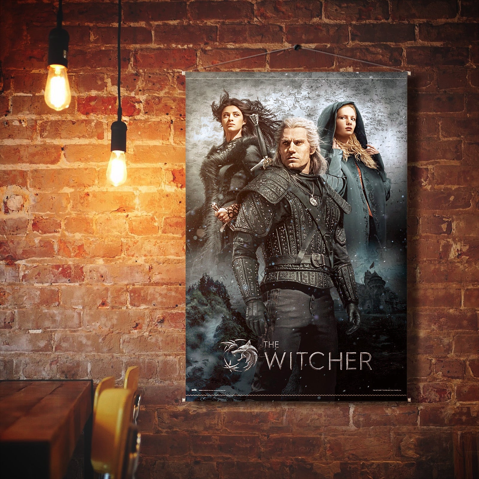 Imagen del producto Witcher - Geralt, Ciri y Yennefer Pergamino de Pared