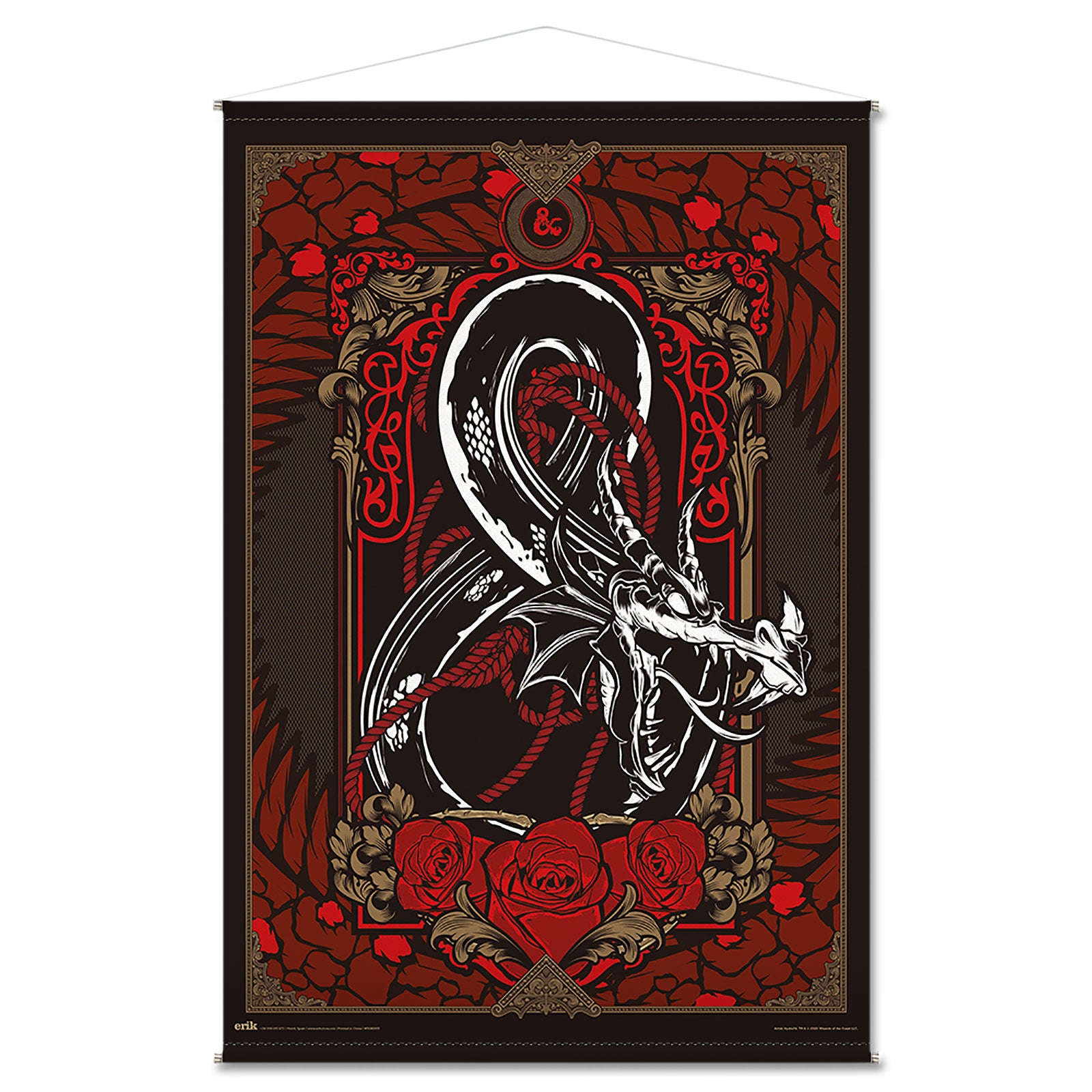 Imagen del producto Pergamino de pared con el logo de Dragon Ampersand - Dungeons & Dragons