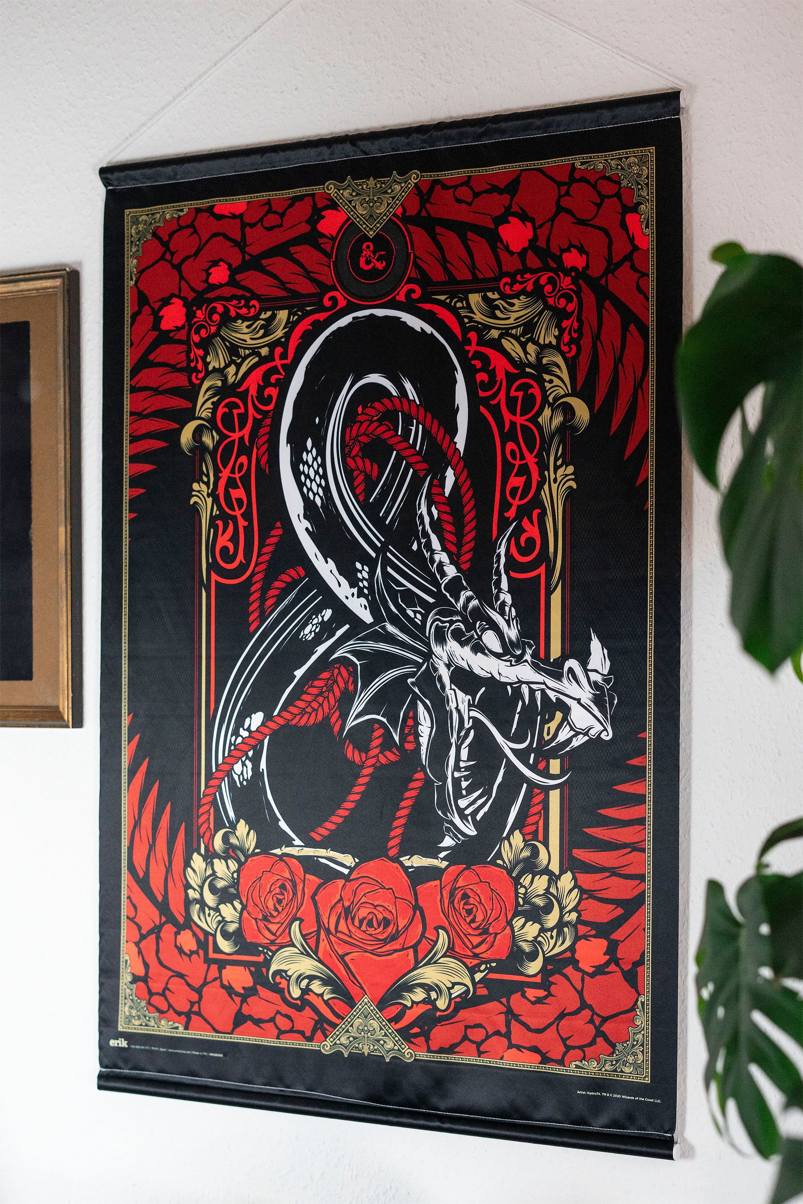 Imagen del producto Pergamino de pared con el logo de Dragon Ampersand - Dungeons & Dragons