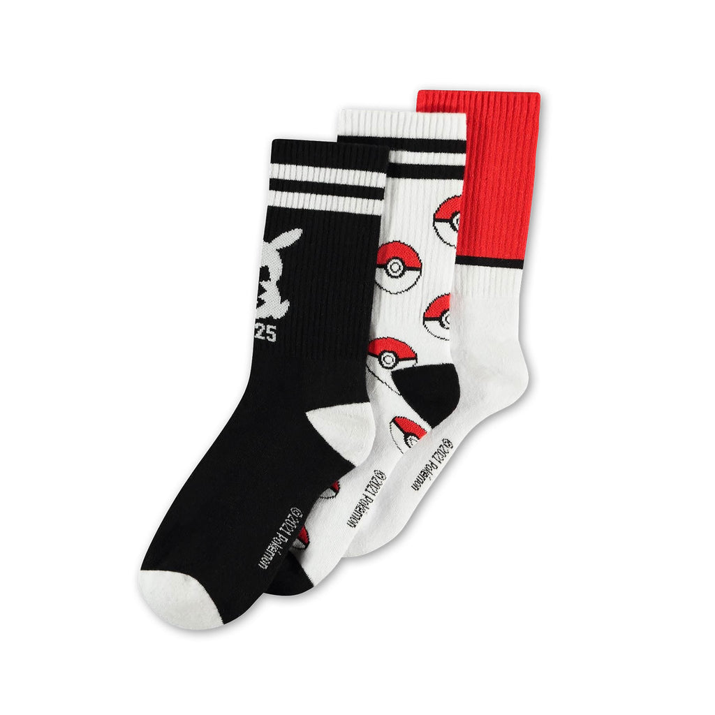 Imagen del producto Pokemon - Set de 3 calcetines Pokeball