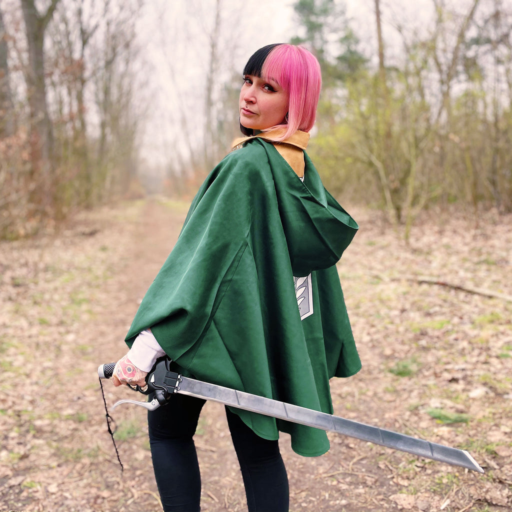 Imagen del producto Attack on Titan - Capa con capucha del Cuerpo de Exploración
