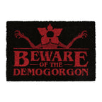 Imagen del producto Stranger Things - Alfombra de puerta 'Cuidado con el Demogorgon'