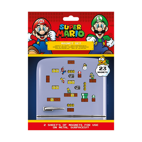 Imagen del producto Super Mario - Set de imanes del Reino Champiñón