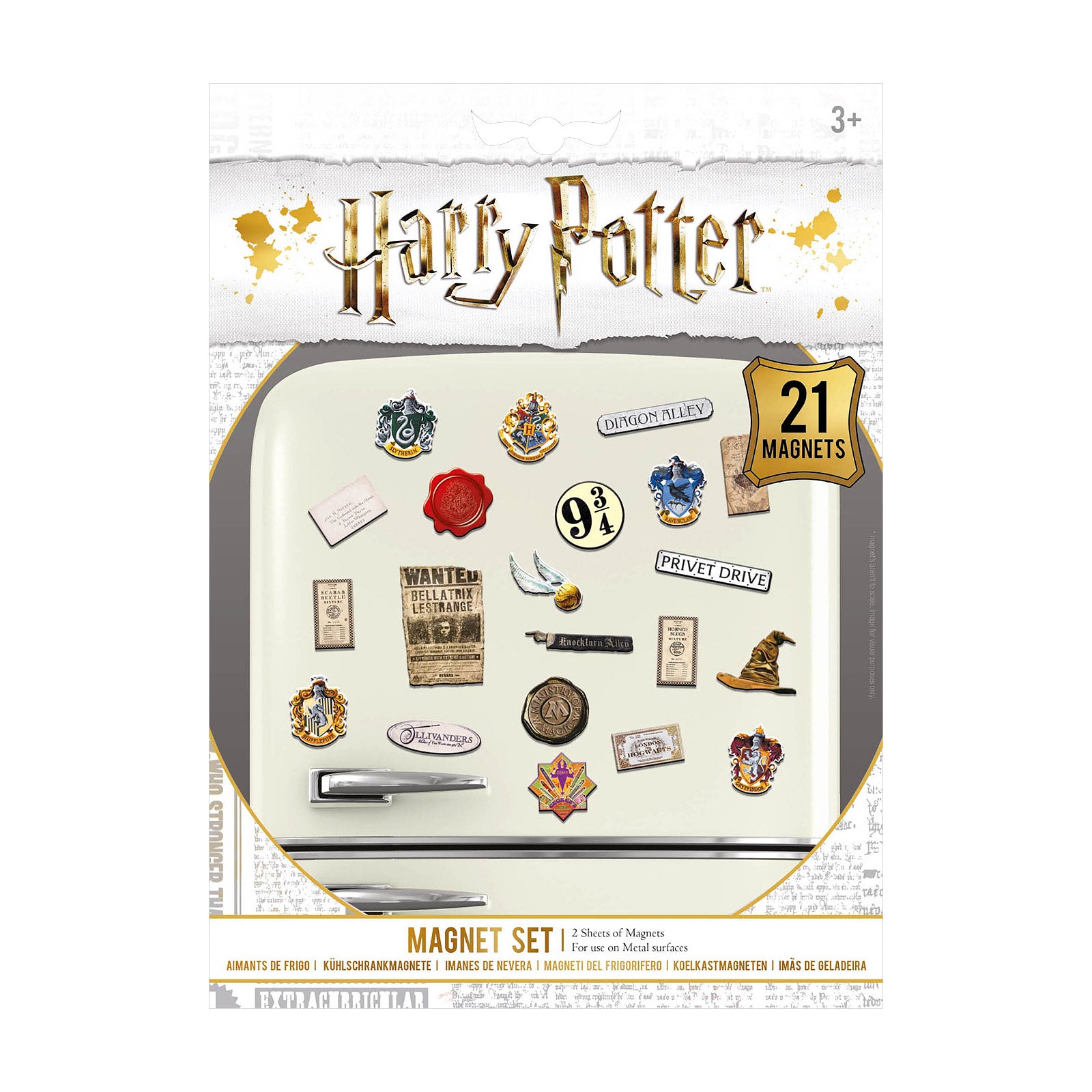 Imagen del producto Harry Potter - Conjunto de imanes de símbolos