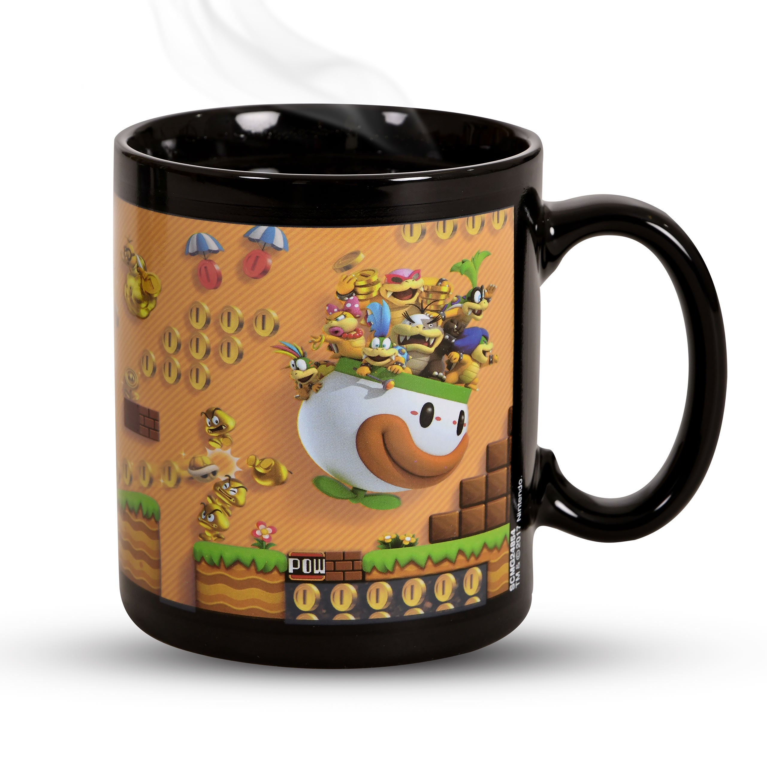 Imagen del producto Super Mario - Taza con Efecto Térmico Monedas