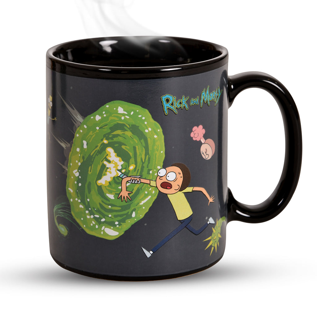 Imagen del producto Rick and Morty - Taza de efecto térmico de portales