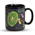 Imagen del producto Rick and Morty - Taza de efecto térmico de portales
